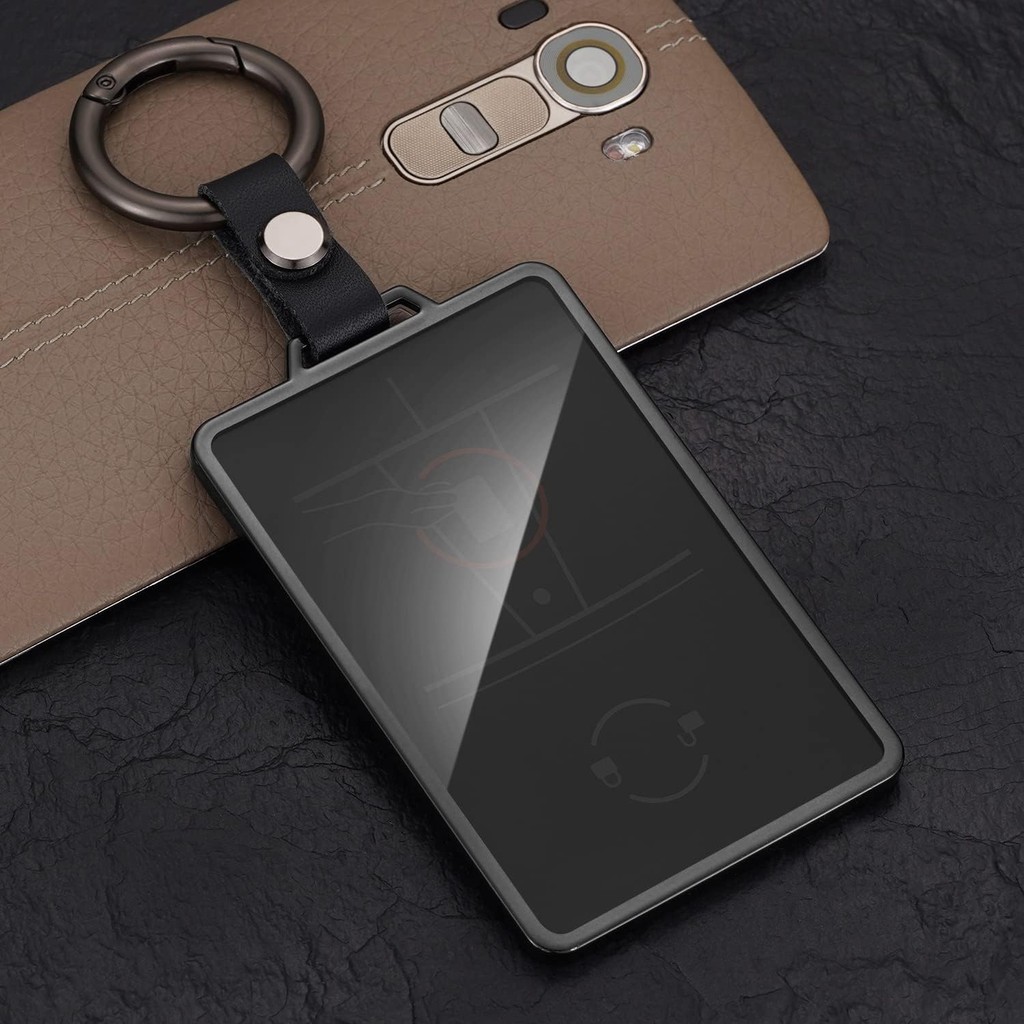 Key Card สําหรับ Tesla รุ่น 3 รุ่น Y Soft TPU ป้องกันกุญแจ fob ฝาครอบ Shell Key Chain 2 PCS E11J