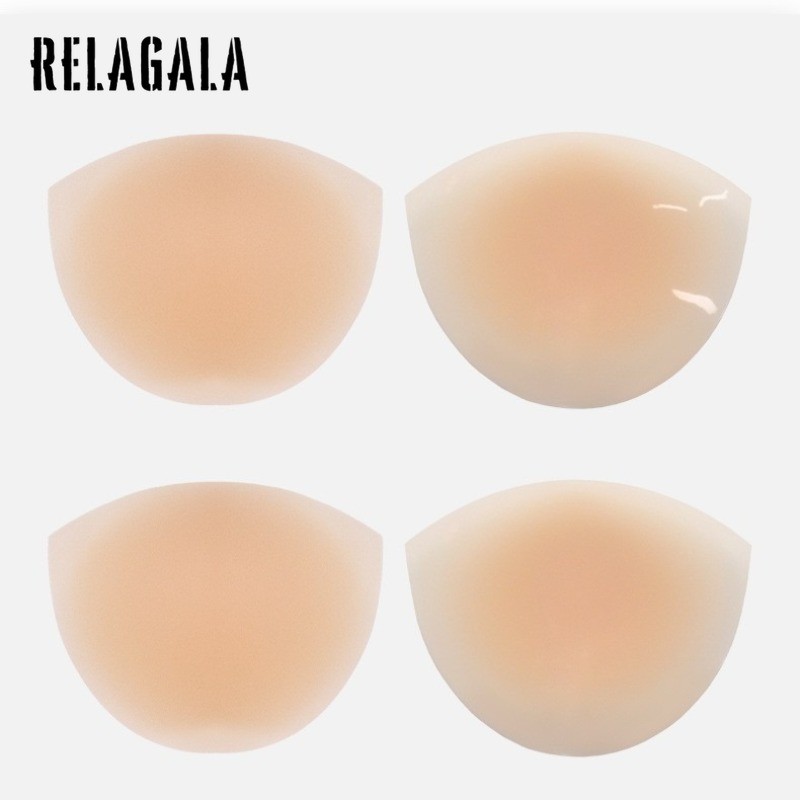 RELAGALA 2025 สติกเกอร์จุกนมซิลิโคนแบบครึ่งวงกลม ใช้งานได้อย่างเนียนสนิท