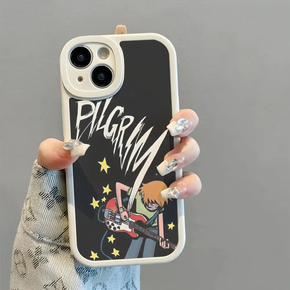 DY-3 Scott Pilgrim Vs. World เคสโทรศัพท์ร้อน 2525 Lambskin ซิลิโคนสําหรับ IPhone 16 17,15 14 11 12 1