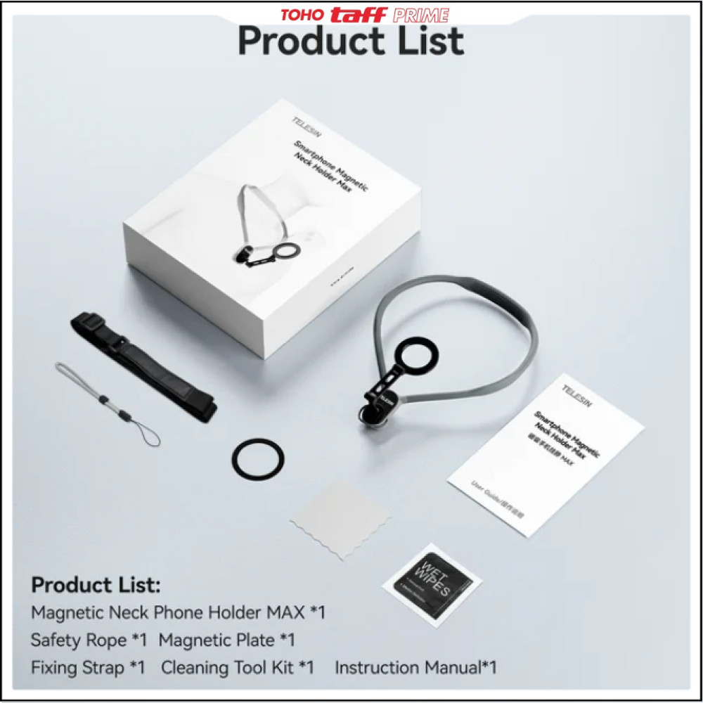 TELESIN สายคล้องคอแม่เหล็กสําหรับสมาร์ทโฟน - MNM-002