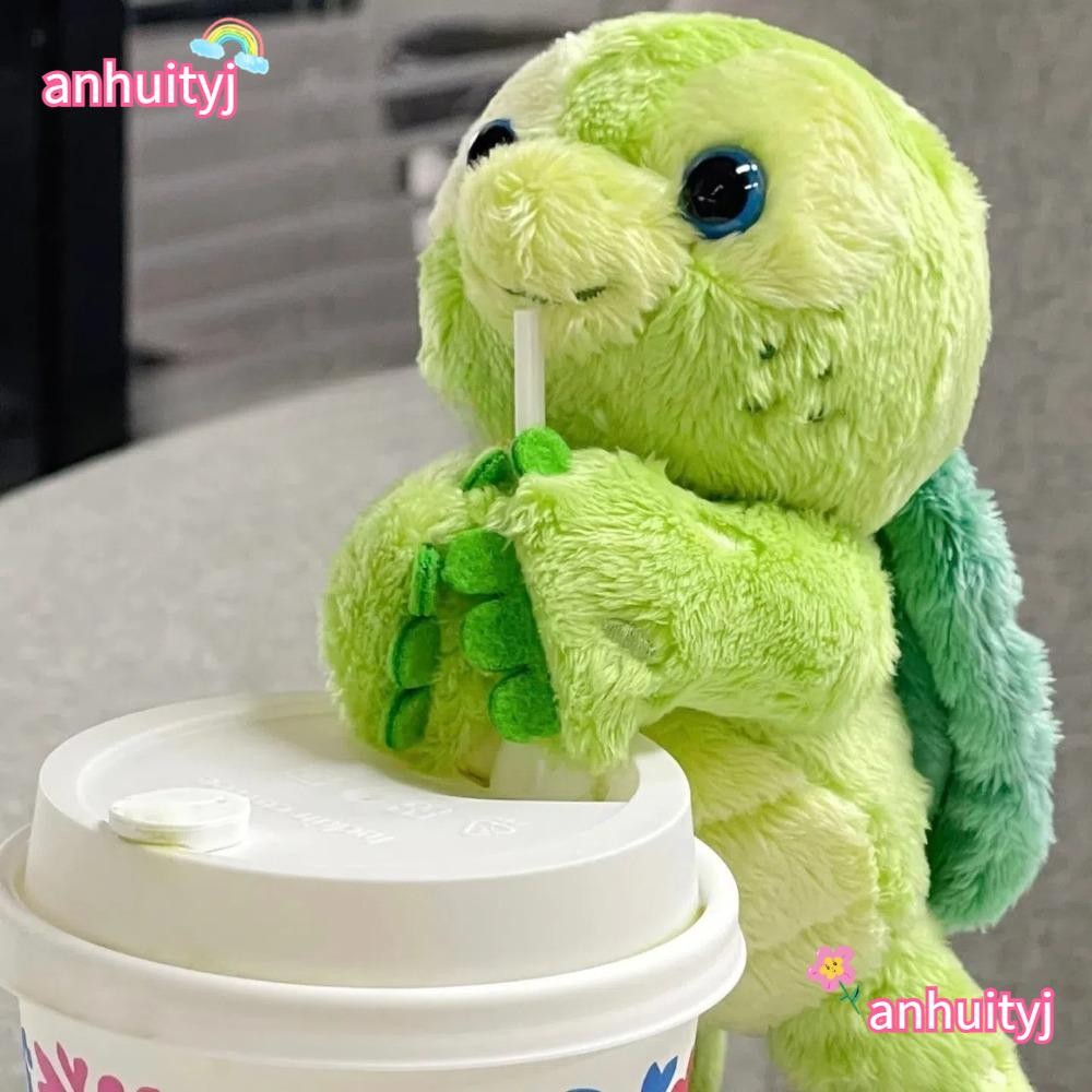 ANHUITYJ ตุ๊กตาตุ๊กตา,นุ่มเต่า Olu Mel ตุ๊กตาสัตว์,น่ารัก Kawaii เต่าทะเลของเล่นหมี Duffy และเพื่อนต