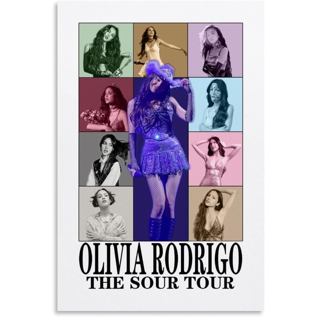 Booio Olivia Rodrigo Guts โปสเตอร์.Canvas Art สำหรับการตกแต่งบ้านแบบโมเดิร์น ขนาด 12x18 นิ้ว (30x45 