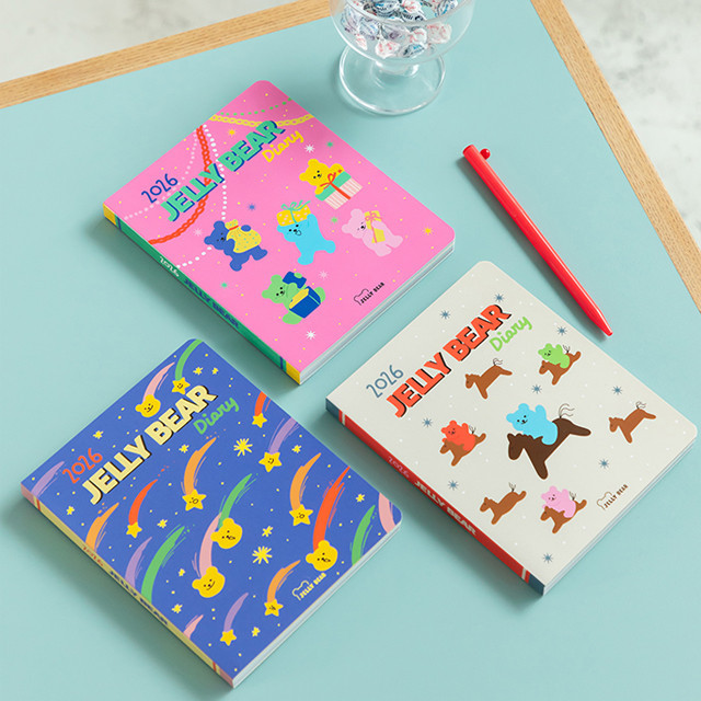 2026 KOREA DIARY - DAILYLIKE Jelly Bear Diary