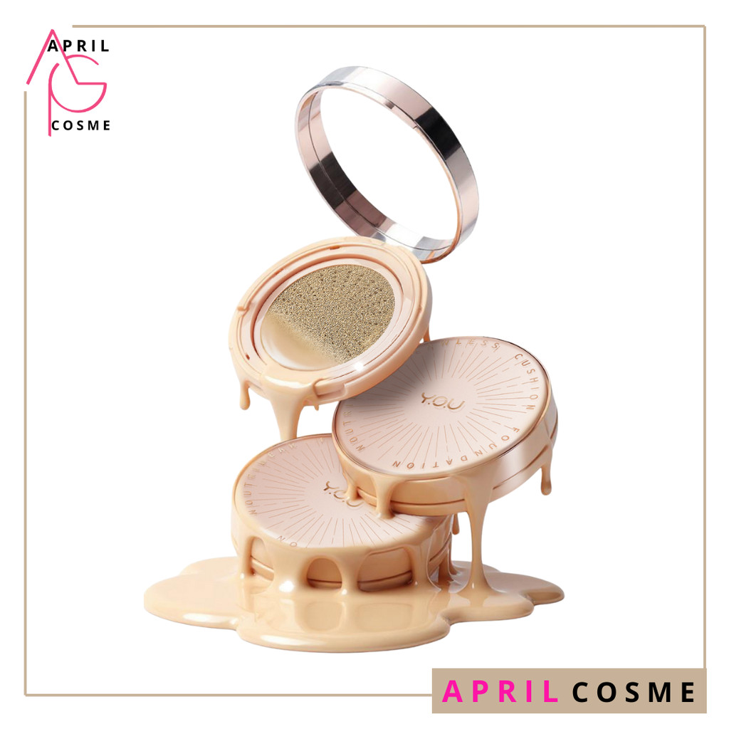 [มี 3 เฉดสี] คุชชั่น วายโอยู คุชชั่นผสมกันแดด YOU NoutriWear Cushion SPF 40 PA+++ เนื้อบางเบา ปกปิด 