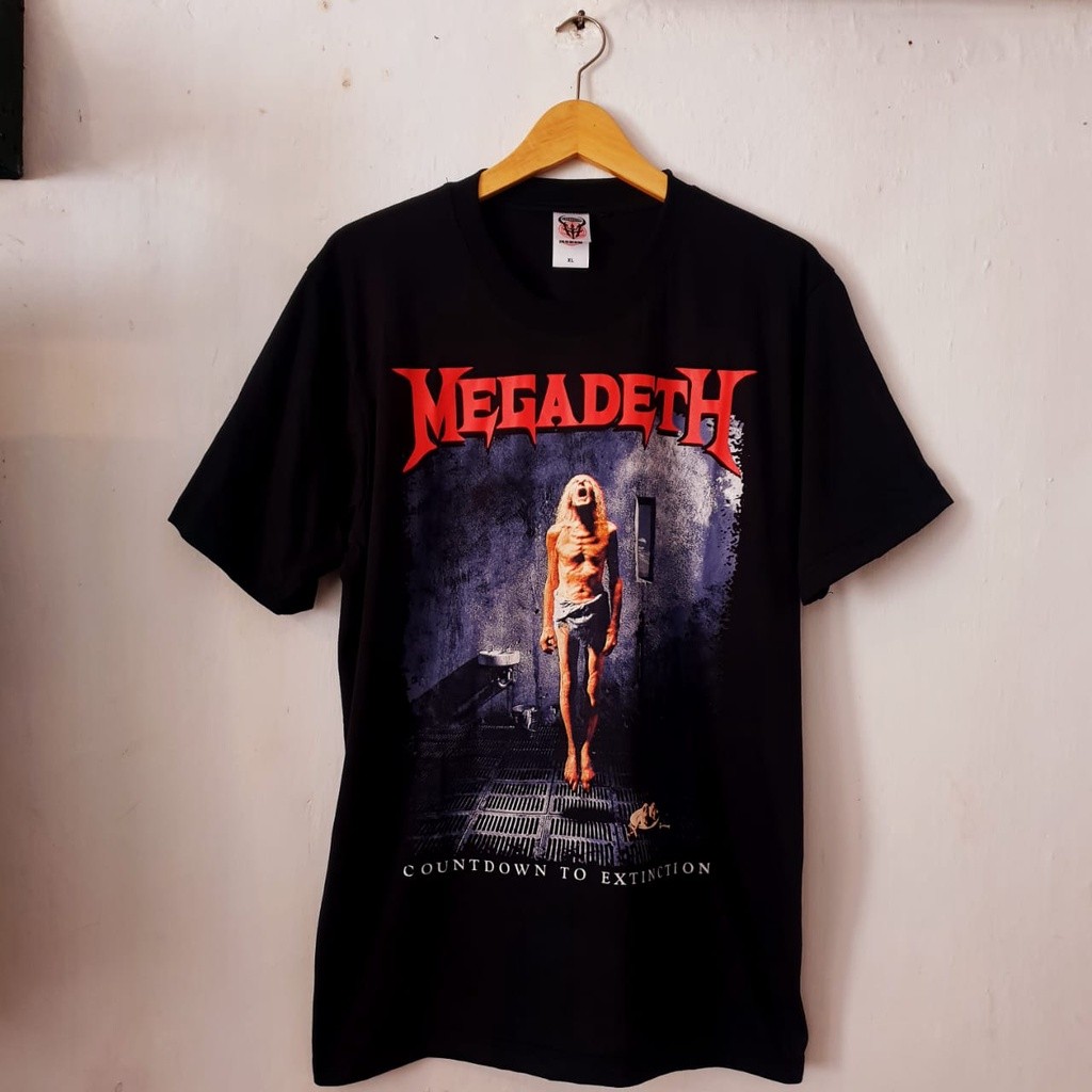 MEGADETH BAND เสื้อยืด, PUNK ROCK MUSIC DISTRO CLOTHES สําหรับผู้ชายและผู้หญิง