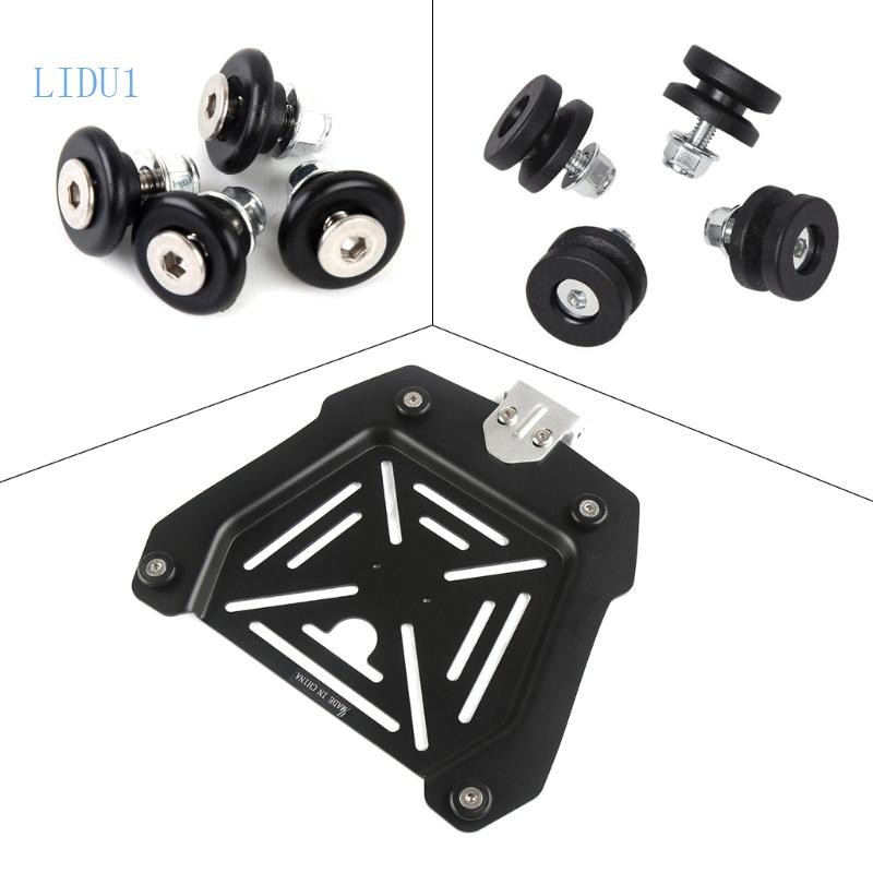 LIDU1 แผ่นรองบูชแบบพกพาทนต่อการสึกหรอสําหรับรถจักรยานยนต์เคสสัมภาระด้านหลัง