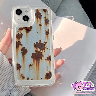 เคส Redmi 14 15 C13C 12C 12 10 10C 9C 9A 9 A2 Note 14 11 10S 13 12 10 9 Pro Max Poco M3 X5 เคสใสลายสนิมสุดเท่สร้างสรรค์