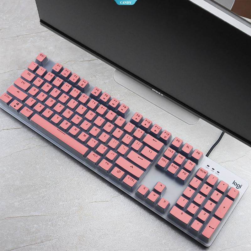 Full-Cover เว้า-Convex คีย์บอร์ดสําหรับ Logitech K845 Mechanical Keyboard (89-108 คีย์) – แผ่นป้องกั