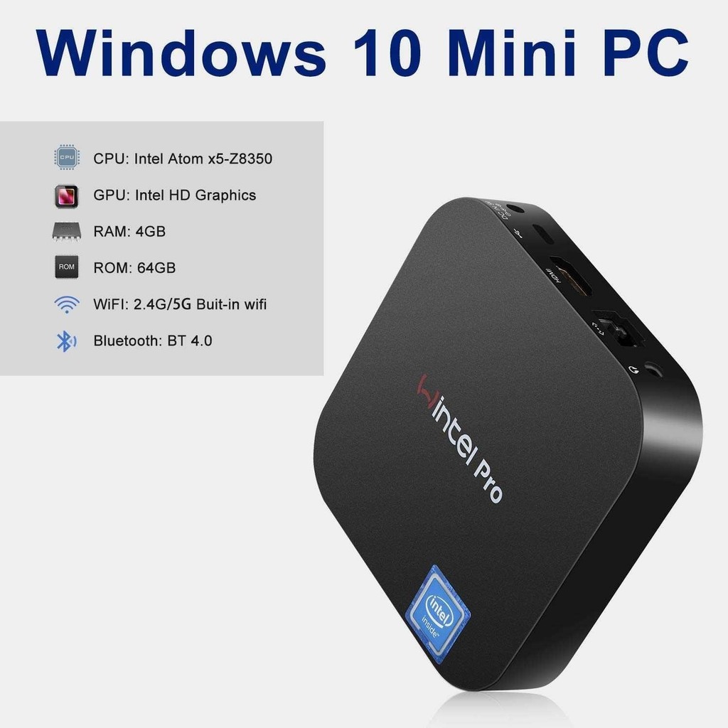 WINTEL PRO MINI PC Intel Atom X5-Z8350 1.44Ghz Quad Core 2GB