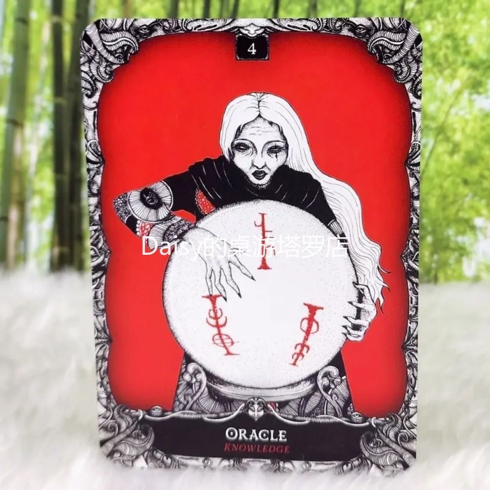 พร้อมสต็อก 10.4 * 7.3 ซม. แม่มด ORACLE การ์ด: Regain Your Rights Born เกมกระดานการ์ดเกมการ์ดทํานายภา
