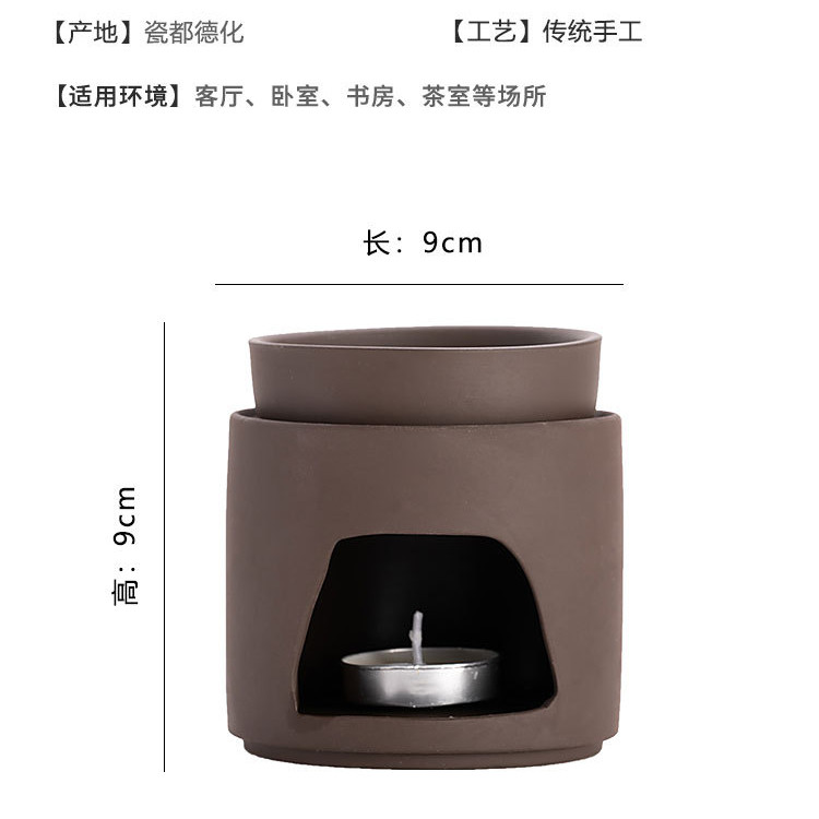 【Yuanyi】เครื่องหอมเซรามิก หลายฟังก์ชัน ใช้แห้งเผาได้ เตาเผาผงเครื่องหอม ฐานอุ่นชา โคมน้ำมันหอมระเหย สำหรับห้องนั่งเล่น โต๊ะน้ำชา/紫陶香薰爐 ราคา ถูกที่สุด ดีลบีเคเค แกลเลอรีภาพที่ 9