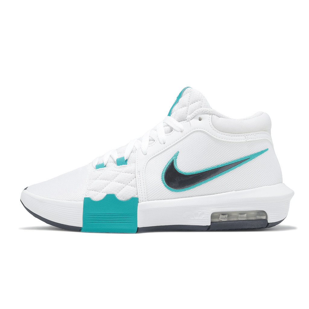 รองเท้าบาสเก็ตบอล LeBron Witness 8 สำหรับผู้ชาย สีขาวและน้ำเงิน