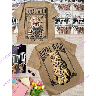 COD✅ (จัดส่งในกรุงเทพฯ) MAO Shop เสื้อยืด Oversize เสือ สตรีทแฟชั่น tee-A7