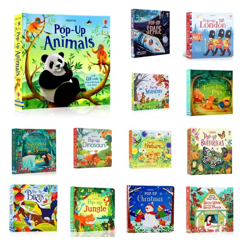 Pop-up Series Pop-up Book Usborne English Science Picture Book Pop-up