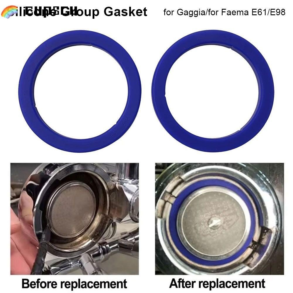 CUPSCU 1 ชิ้นซิลิโคนกลุ่มปะเก็น,8.5 มม.Leakproof Group Head Seal Kit, E61 O-Ring ปะเก็น Coffeeware
