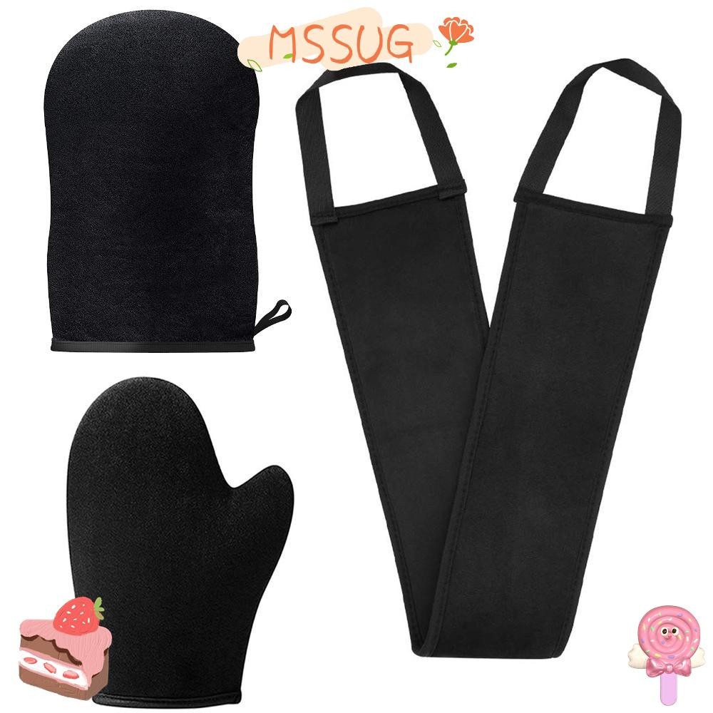 MSSUG Tanning Mitts Lotion Mousse ถุงมือทําความสะอาด Mini Back Tanning Glove