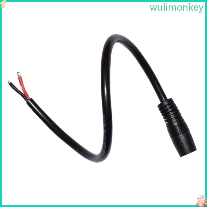 WU DC7909 Power Pigtail Cable Female Plug to Bare Wire Open End Power Supply Adapter Cord 16AWG 7 9x