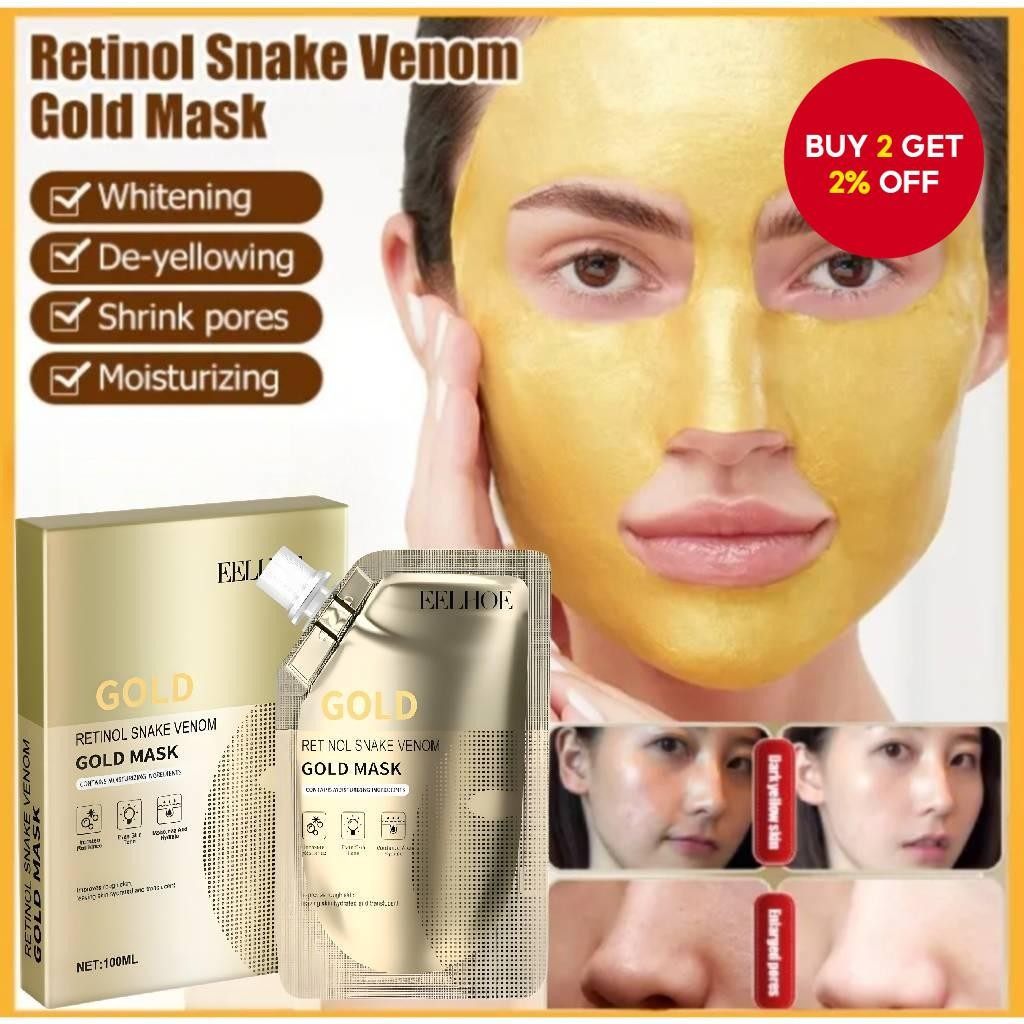Tightening Rejuvenating   Mask Hot Sale SkinmlHydrating#    Mask Venom Snake CHIBEL8ccGold100Retinol