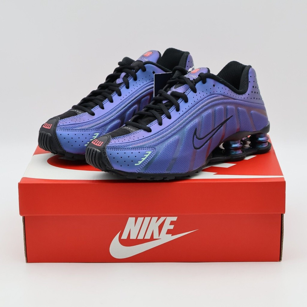 HQ3446-001 Shox R4 Iridescent Purple (ชาย) ok