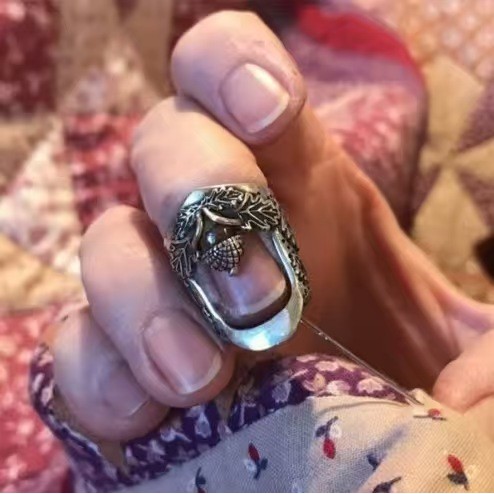 สถานีอิสระ Creative Open Nail Acorn Thimble Home Nail Acorn Thimble