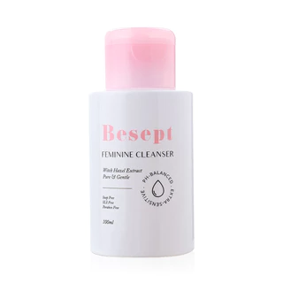 Besept Feminine Cleanser 100ml คลีนเซอร์น้องสาว บีเซพ ทำความสะอาดจุดซ่อนเร้น.
