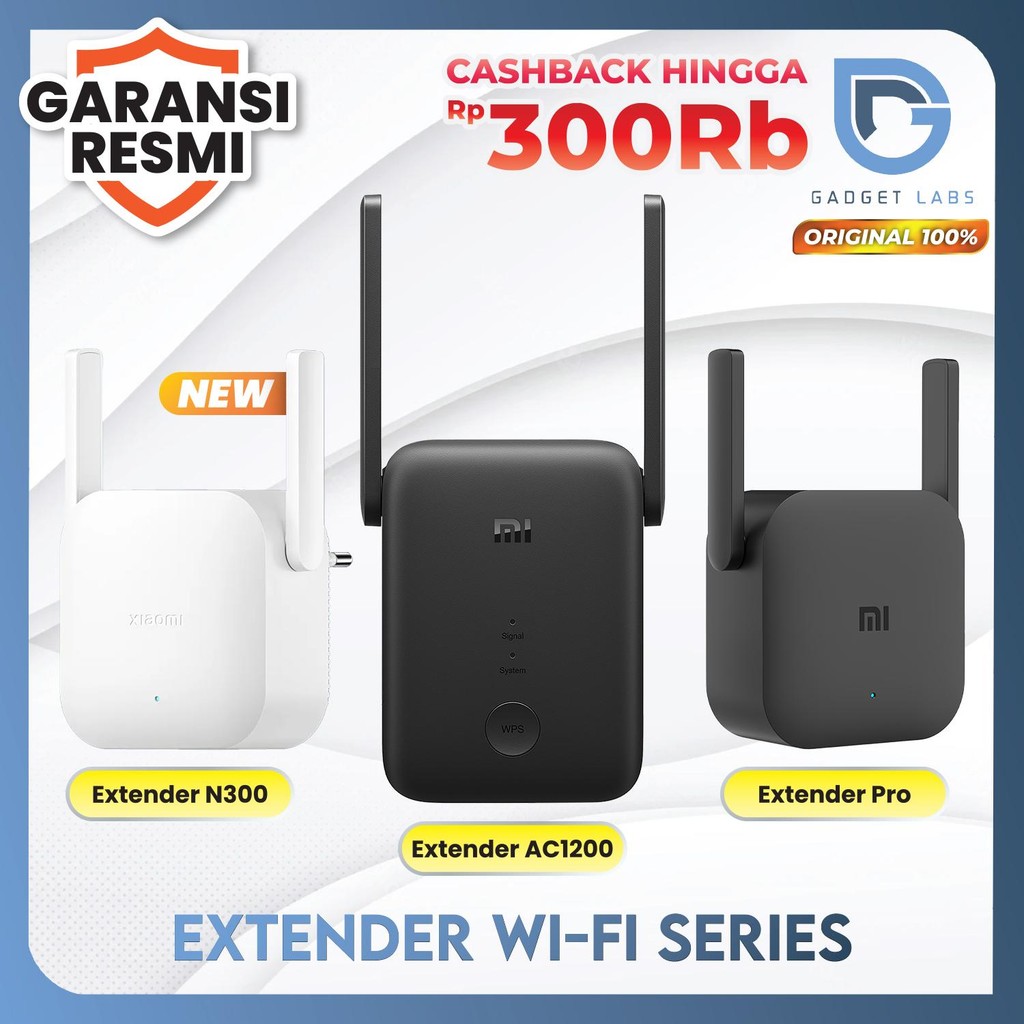 Xiaomi Mi WiFi Wireless Repeater Amplifier Extender Pro / AC1200 | เครื่องขยายสัญญาณบูสเตอร์สัญญาณ