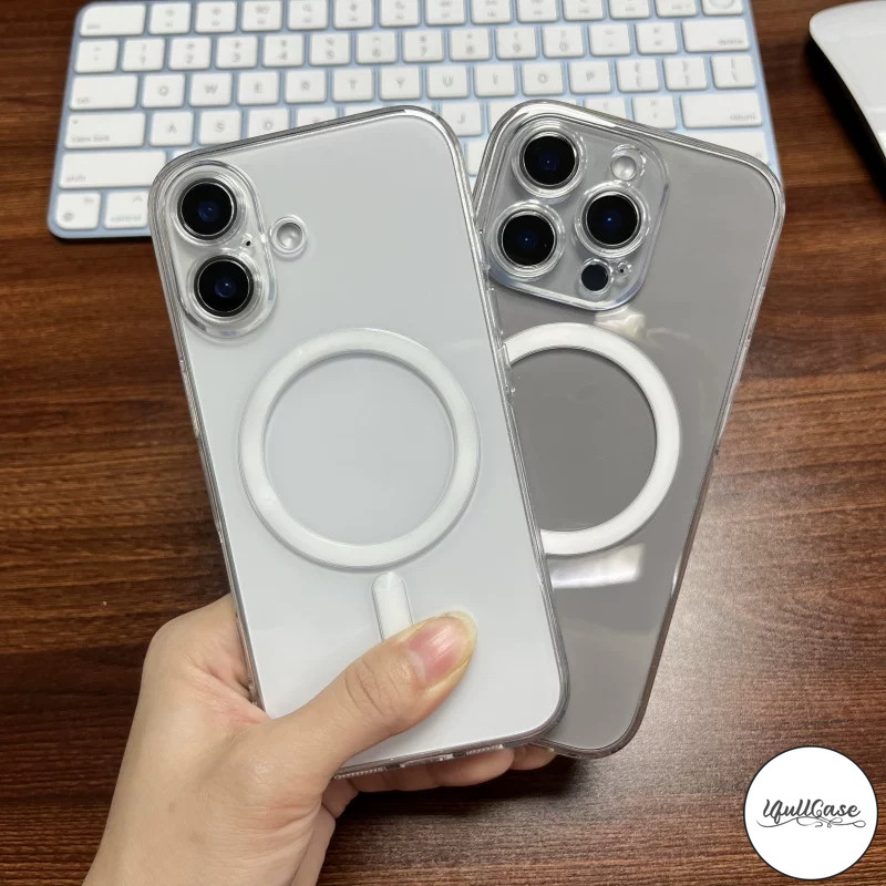 เคสไอโฟน16 SE 2 3 เหมาะสำหรับIPhone 11 17 16 15 12 14 Pro Max XR XS X Max 14 16 7 8 Plus ฝาครอบแม่เหล็กสีทึบฝาครอบใส ราคา ถูกที่สุด ดีลบีเคเค แกลเลอรีภาพที่ 8