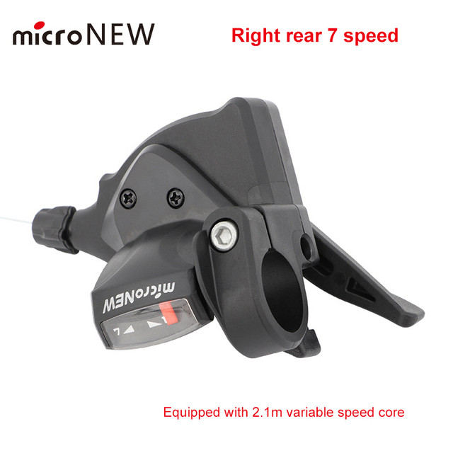 Micro-new 1X7 7Speed Shifter Lever ขวา Shifter 7s สับจานหลัง 2:1 จักรยาน