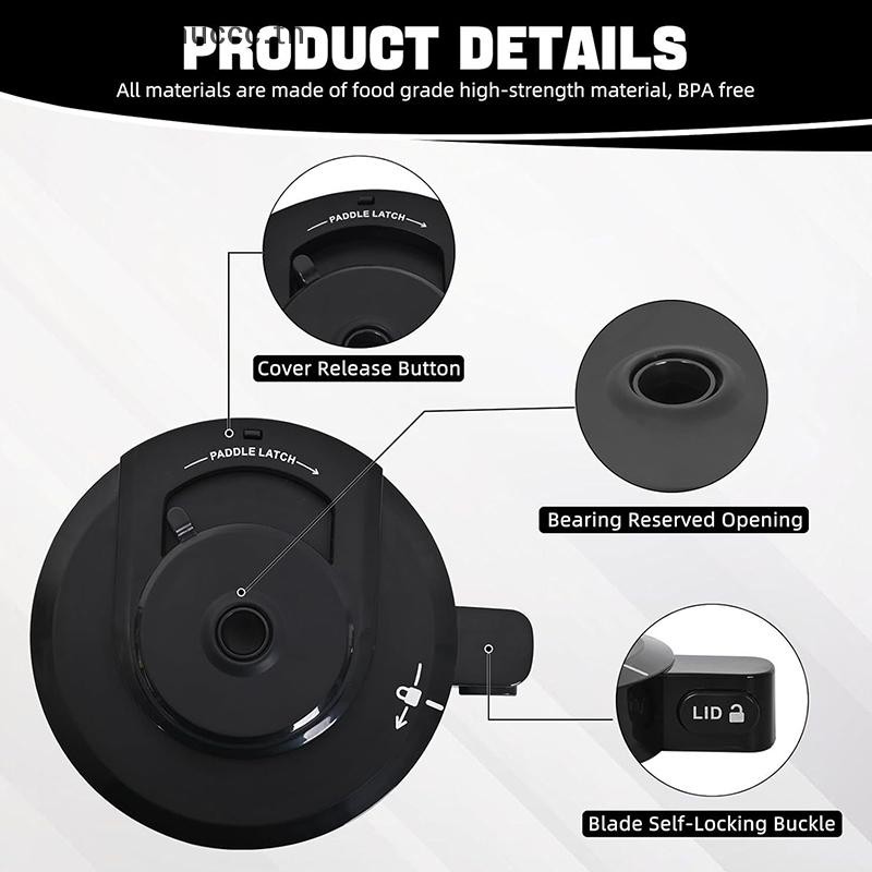 [ruiqingzhuccc] ฝาปิดชามด้านนอกสําหรับ Ninja NC301 เครื่องทําไอศกรีมเปลี่ยนฝาปิดได้ด้วย NC299AMZ/NC3