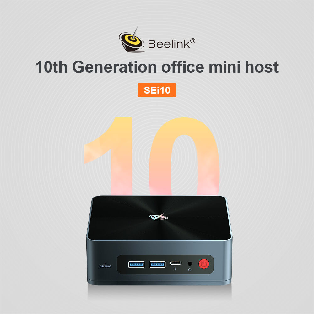 BEELINK SEi10 Office Mini PC 3.4Ghz Intel Ice Lake-U i3-1005