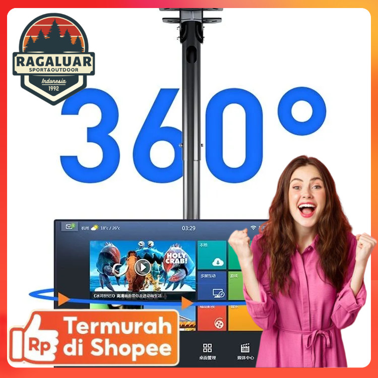 DN ขายึดทีวี 360 ที่แขวนหมุนได้ VESA 200 x 200 สําหรับทีวี 32-65 นิ้ว - DN06