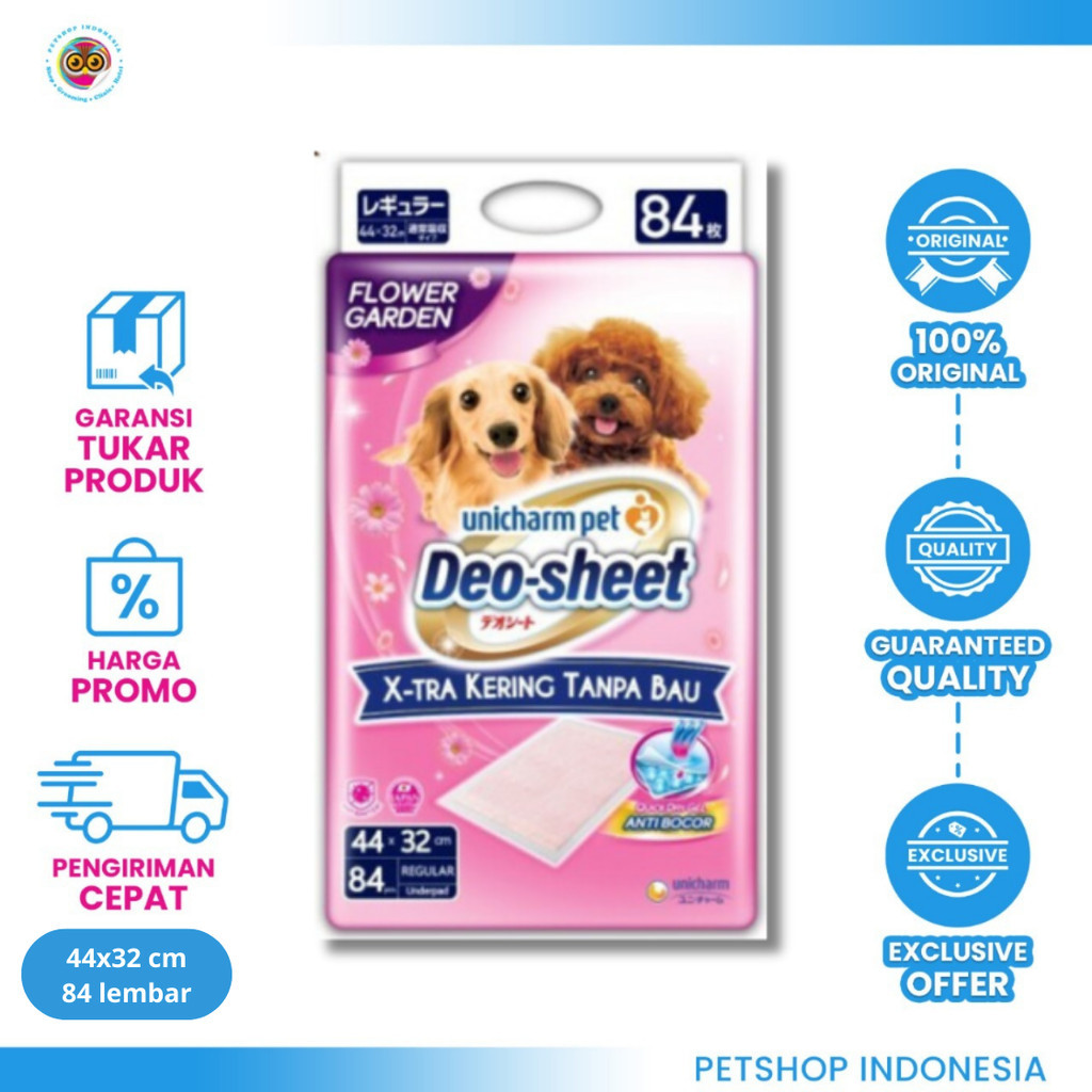 Deo Sheet Wide Size R84 Floral - Underpad Aroma