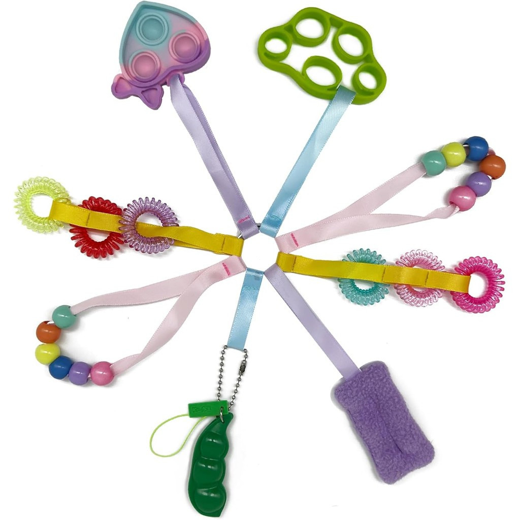 Heyshapeing Sensory Toys for Alzheimer Patients Anxiety Relief Dementia Ring Dementia Fidget Toy Arm