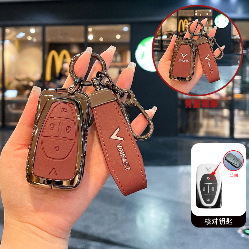 VF89E34 2022-2023 กรณีกุญแจรถ Vinfast VF6S VF6 Plus VF7 VF8 VF9 VF6VF7VF8VF9 e34 2024-2025 กรณีกุญแจ
