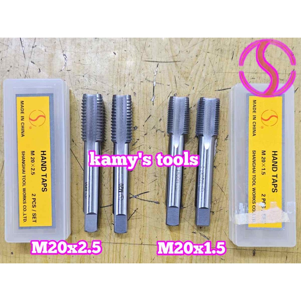 ชุดต๊าปเกลียวภายในเซี่ยงไฮ้ M20x1.5 M20x2.5