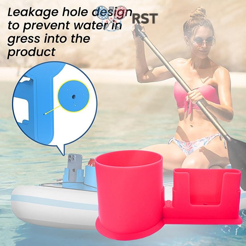 RunSabailTWO 2 ชิ้น Stand Up Paddle Board คลิปคู่ Padel Board ผู้ถือขยาย Fixing Clamps สําหรับ Kayak