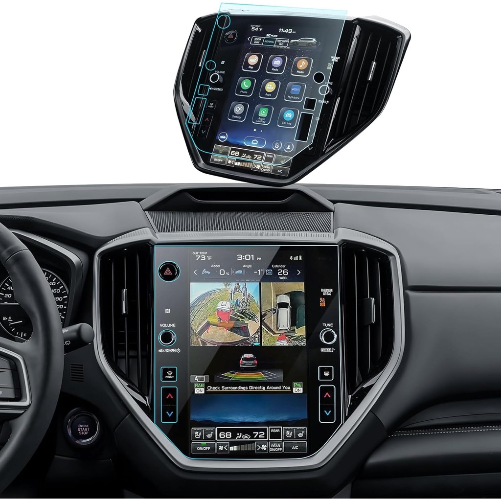 Ascent ป้องกันหน้าจอสําหรับ 2023 2024 2025 Subaru Ascent Center Control Touchscreen รถนําทางฟิล์มป้อ