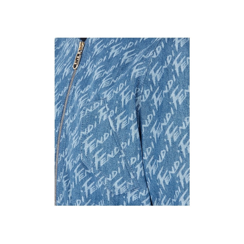 เสื้อแจ็คเก็ตสั้นสไตล์ลำลอง Fendi สำหรับสตรี