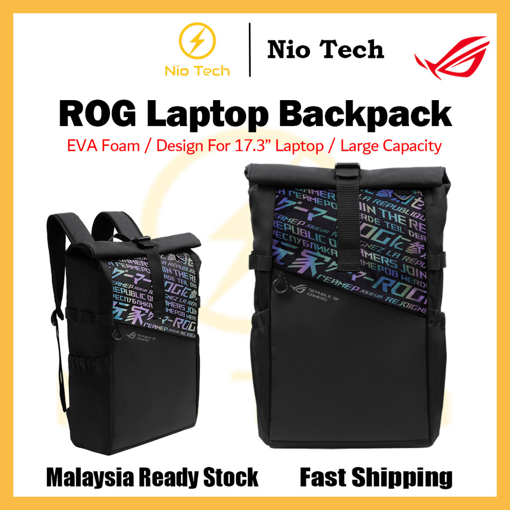 NioTech ROG Gaming Bag 15.6" /17.3" Laptop Backpack BP4071/BP1500/BP1501 Asus Laptop Bag Laptop Gami