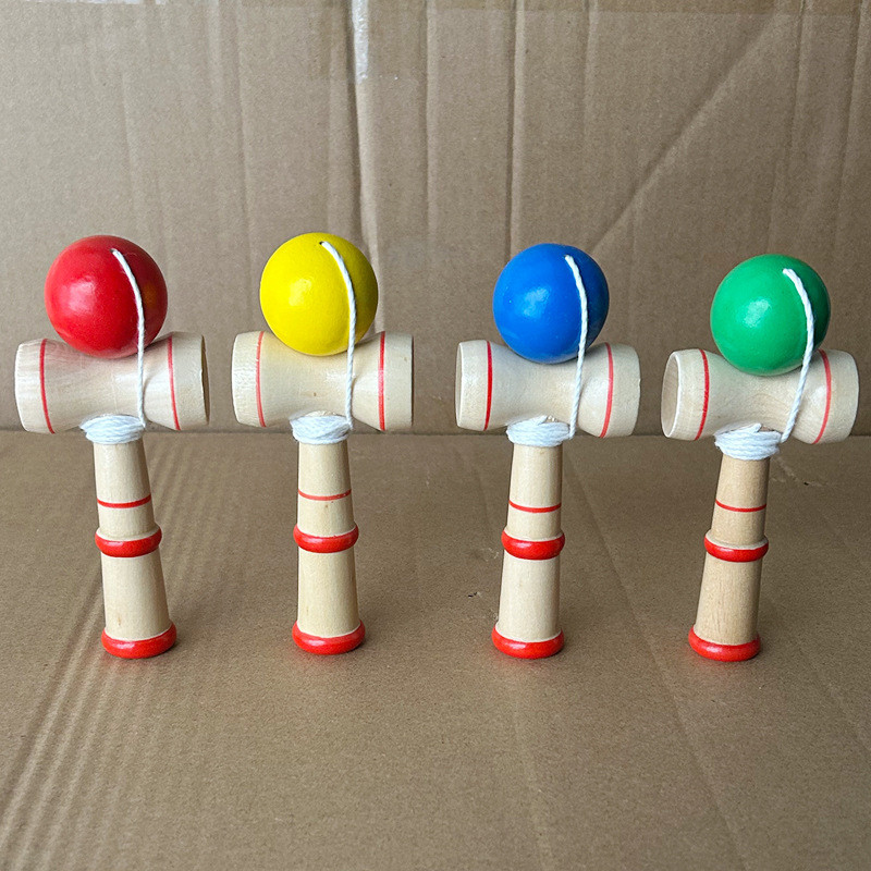 Kendama ทักษะ Ball Kendama ดาบ Ball ยอดนิยม Kendama ในร่มกลางแจ้งสนุก Balance ของเล่นเด็ก kendama ทั
