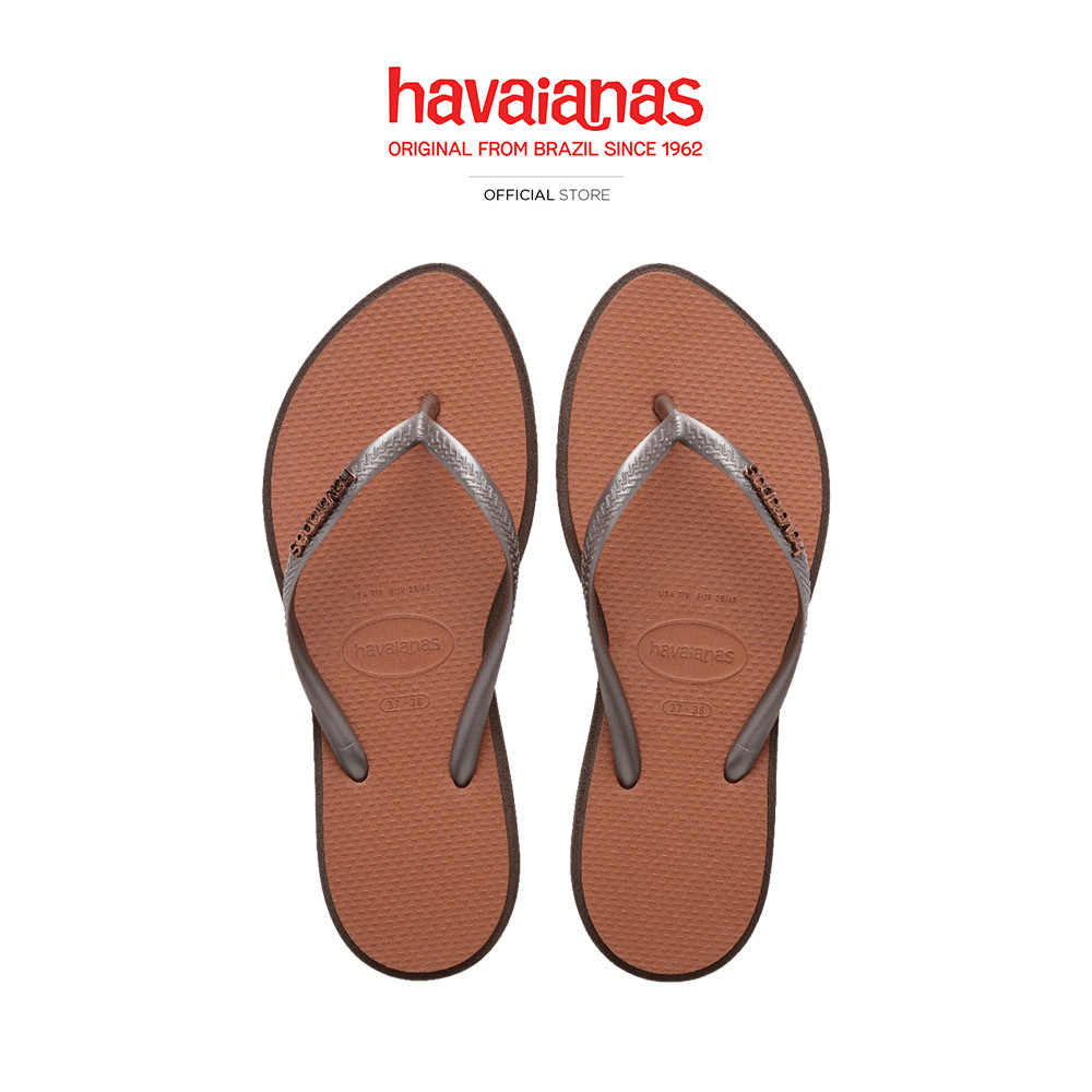 HAVAIANAS รองเท้าแตะ Slim Point Flip Flops BROWN 41495840727F_S5BRXX
