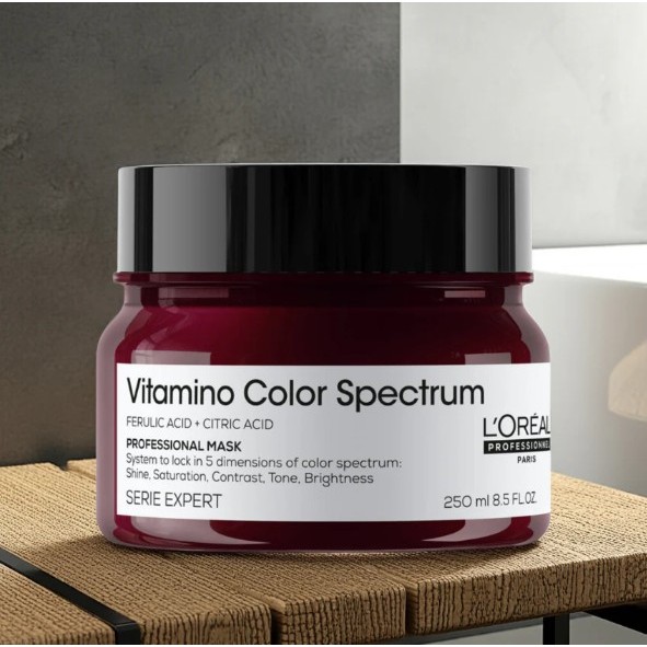 Loreal Vitamino Color Spectrum Mask มาส์กฟื้นฟูและบำรุงผมทำสี เพิ่มความเงางาม