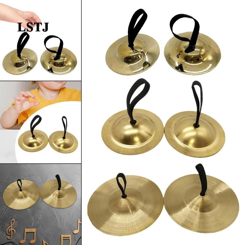 [Lstjj] Finger Cymbals Hand Cymbals สําหรับเด็ก, Cymbalsเต้นรําหน้าท้อง, ชนการศึกษา