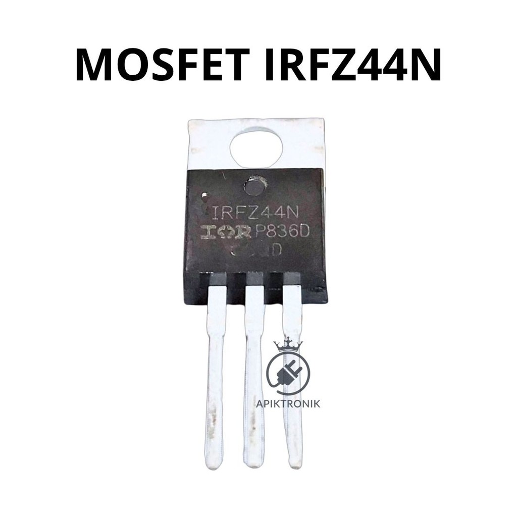 IRFZ44N MOSFET ทรานซิสเตอร์ 55V 49A – TO-220 DIP 3 Pin ของแท้