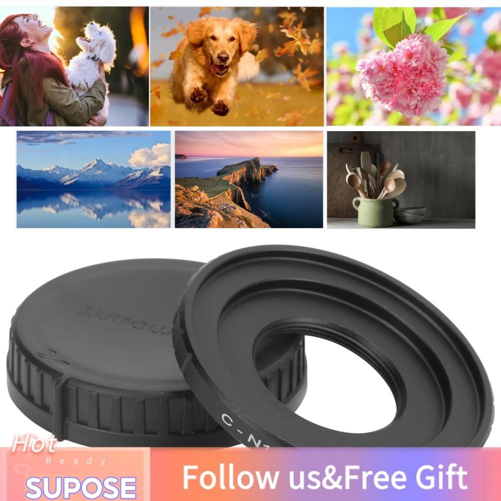 Supose อะแดปเตอร์เลนส์ CN1 ที่มีด้านหลัง - ตัวยึดโลหะผสมกล้องสำหรับ C J1/J2/J3/J4/J5/V1/V2/V3