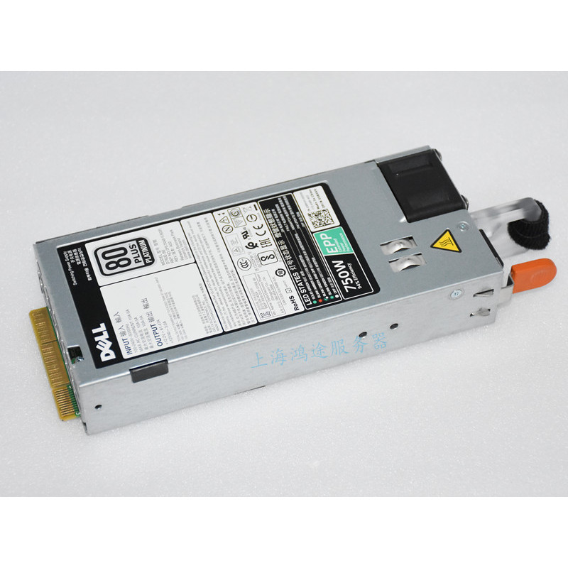 DELL DELL R630 730XD 750W แหล่งจ่ายไฟเซิร์ฟเวอร์ 5RHVV V1YJ6 G6W6K D750E-S6