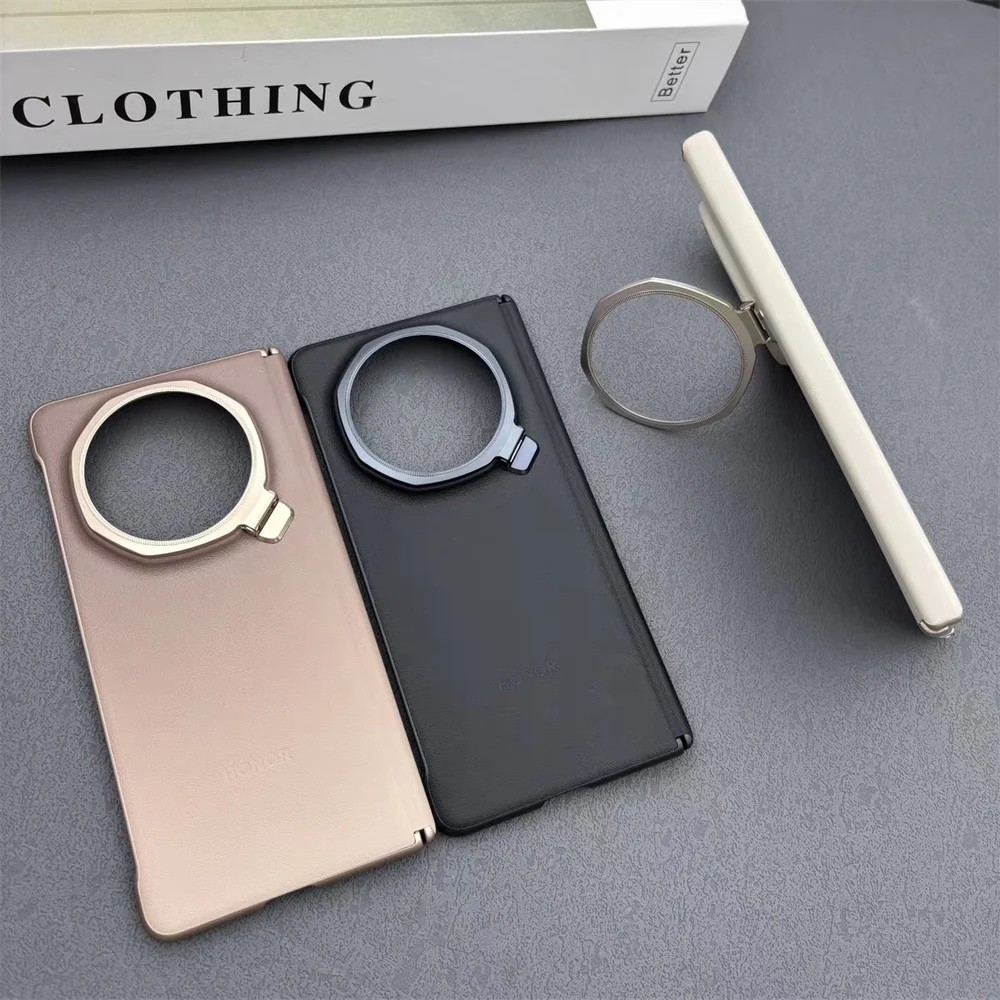 สําหรับเดิมหนังสําหรับ Honor Magic V5 Slim กันกระแทกปกหลังกันชนสําหรับ HONOR Magic V5 5G ป้องกันโทรศ