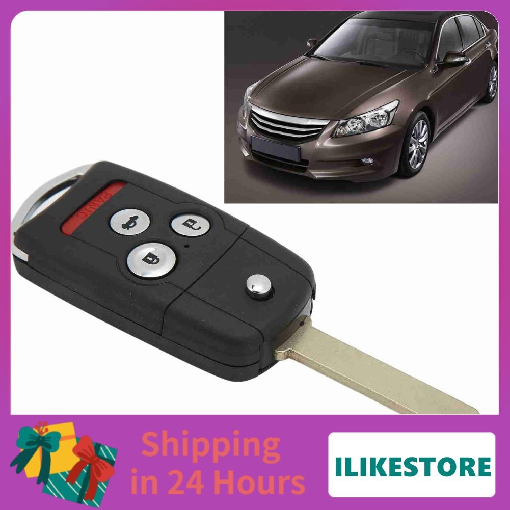 Ilikestore ILIKESTORE 4 ปุ่มคีย์คาร์เชลล์ FOB เชลล์คีย์ FLIP FLIP FOLING MLBHLIK-1T OUCG8D-439H-A N5