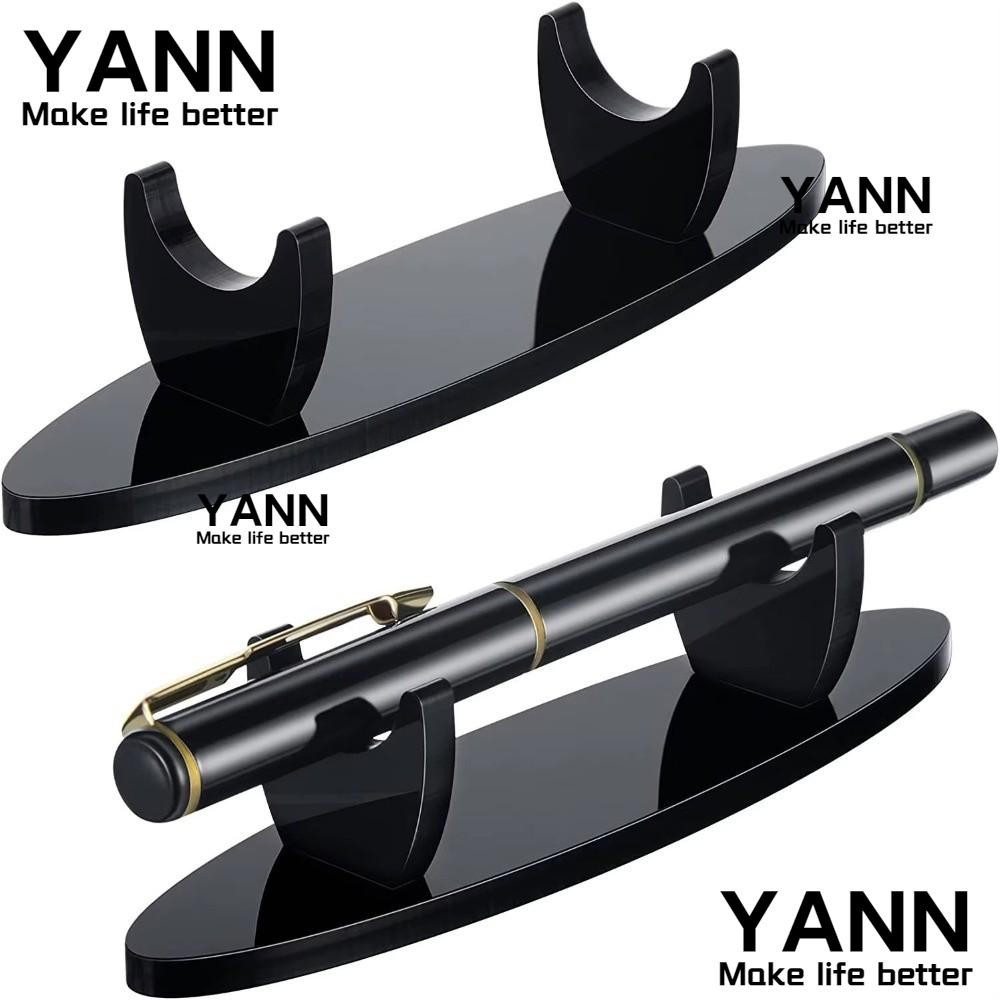 YANN ขาตั้งโชว์,เครื่องเขียนพู่กัน Rack ที่ใส่ปากกา,ที่ใส่ดินสอตั้งโต๊ะสร้างสรรค์ชั้นวางแปรงแต่งหน้าอะคริลิคสําหรับ Home School Office