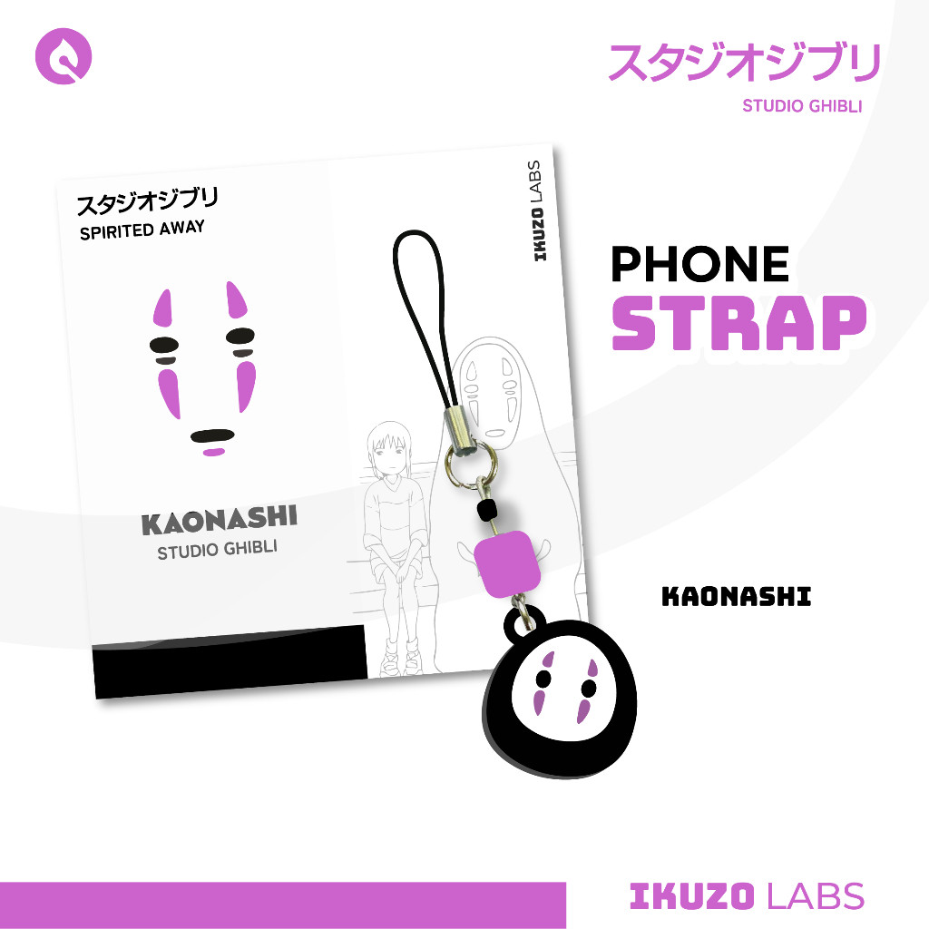 Phonestrap Ghibli Totoro Ponyo / สายคล้องโทรศัพท์ STUDIO GHIBLI / โทรศัพท์ Charm Ponyo Kaonashi toto
